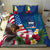 United States And Samoa Bedding Set USA Flag Eagle Mix Samoan Coat Of Arms LT14 - Polynesian Pride