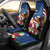 United States And Samoa Car Seat Cover USA Flag Eagle Mix Samoan Coat Of Arms LT14 - Polynesian Pride