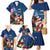 United States And Samoa Family Matching Mermaid Dress and Hawaiian Shirt USA Flag Eagle Mix Samoan Coat Of Arms LT14 - Polynesian Pride