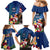 United States And Samoa Family Matching Mermaid Dress and Hawaiian Shirt USA Flag Eagle Mix Samoan Coat Of Arms LT14 - Polynesian Pride