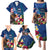 United States And Samoa Family Matching Puletasi Dress and Hawaiian Shirt USA Flag Eagle Mix Samoan Coat Of Arms LT14 - Polynesian Pride