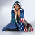 United States And Samoa Hooded Blanket USA Flag Eagle Mix Samoan Coat Of Arms LT14 - Polynesian Pride