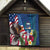 United States And Samoa Quilt USA Flag Eagle Mix Samoan Coat Of Arms LT14 - Polynesian Pride