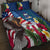 United States And Samoa Quilt Bed Set USA Flag Eagle Mix Samoan Coat Of Arms LT14 - Polynesian Pride