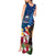 United States And Samoa Tank Maxi Dress USA Flag Eagle Mix Samoan Coat Of Arms LT14 - Polynesian Pride