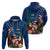 United States And Samoa Zip Hoodie USA Flag Eagle Mix Samoan Coat Of Arms LT14 - Polynesian Pride