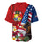 United States And Tonga Baseball Jersey USA Flag Eagle Mix Tongan Coat Of Arms Ngatu Pattern LT14 - Polynesian Pride