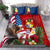 United States And Tonga Bedding Set USA Flag Eagle Mix Tongan Coat Of Arms Ngatu Pattern LT14 - Polynesian Pride