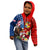 United States And Tonga Kid Hoodie USA Flag Eagle Mix Tongan Coat Of Arms Ngatu Pattern LT14 - Polynesian Pride