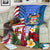 United States And Fiji Blanket USA Flag Eagle Mix Fijian Coat Of Arms Tapa Pattern LT14 - Polynesian Pride