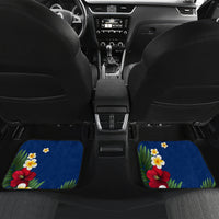 United States And Fiji Car Mats USA Flag Eagle Mix Fijian Coat Of Arms Tapa Pattern LT14 - Polynesian Pride
