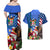 United States And Fiji Couples Matching Off Shoulder Maxi Dress and Hawaiian Shirt USA Flag Eagle Mix Fijian Coat Of Arms Tapa Pattern LT14 - Polynesian Pride