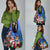 United States And Fiji Grocery Bag USA Flag Eagle Mix Fijian Coat Of Arms Tapa Pattern