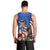 United States And Fiji Men Tank Top USA Flag Eagle Mix Fijian Coat Of Arms Tapa Pattern LT14 - Polynesian Pride