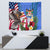 United States And Fiji Tapestry USA Flag Eagle Mix Fijian Coat Of Arms Tapa Pattern LT14 - Polynesian Pride