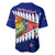 New Zealand Waitangi Day Baseball Jersey NZ Maori Tui Bird With Kowhai Flowers LT14 - Polynesian Pride