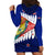 New Zealand Waitangi Day Hoodie Dress NZ Maori Tui Bird With Kowhai Flowers LT14 - Polynesian Pride