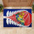 New Zealand Waitangi Day Rubber Doormat NZ Maori Tui Bird With Kowhai Flowers LT14 - Polynesian Pride