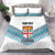 Custom Fiji Tapa Rugby 2025 Bedding Set Go Champions Fijiana