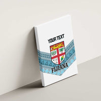 Custom Fiji Tapa Rugby 2025 Canvas Wall Art Go Champions Fijiana