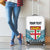Custom Fiji Tapa Rugby 2025 Luggage Cover Go Champions Fijiana