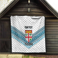 Custom Fiji Tapa Rugby 2025 Quilt Go Champions Fijiana