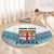 Custom Fiji Tapa Rugby 2025 Round Carpet Go Champions Fijiana