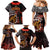 Cook Islands ANZAC Day Family Matching Mermaid Dress and Hawaiian Shirt Poppies With Sea Turtle LT14 - Polynesian Pride