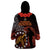 Cook Islands ANZAC Day Wearable Blanket Hoodie Poppies With Sea Turtle LT14 - Polynesian Pride