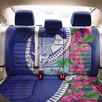 Biba Guam Liberation Day Back Car Seat Cover Tano y Chamoru Latte Stone Blue