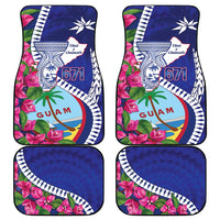 Biba Guam Liberation Day Car Mats Tano y Chamoru Latte Stone Blue