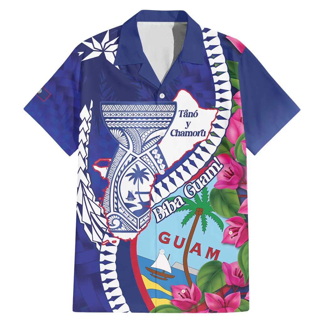 Biba Guam Liberation Day Family Matching Mermaid Dress and Hawaiian Shirt Tano y Chamoru Latte Stone Blue