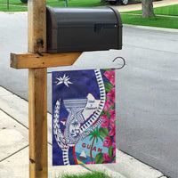 Biba Guam Liberation Day Garden Flag Tano y Chamoru Latte Stone Blue LT14 - Polynesian Pride