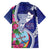 Biba Guam Liberation Day Hawaiian Shirt Tano y Chamoru Latte Stone Blue