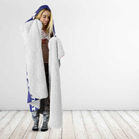 Biba Guam Liberation Day Hooded Blanket Tano y Chamoru Latte Stone Blue