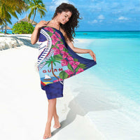 Biba Guam Liberation Day Sarong Tano y Chamoru Latte Stone Blue