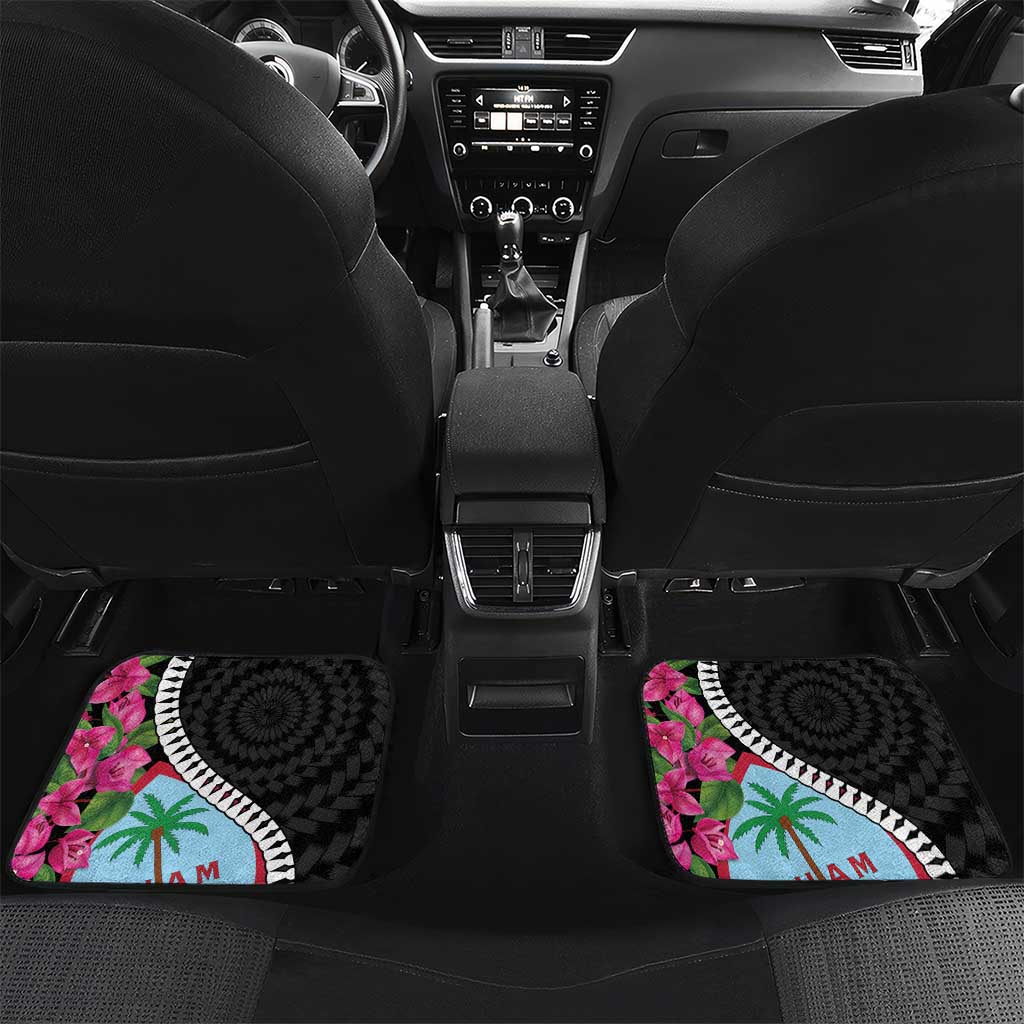 Biba Guam Liberation Day Car Mats Tano y Chamoru Latte Stone Black