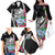Biba Guam Liberation Day Family Matching Off The Shoulder Long Sleeve Dress and Hawaiian Shirt Tano y Chamoru Latte Stone Black