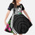 Biba Guam Liberation Day Family Matching Puletasi and Hawaiian Shirt Tano y Chamoru Latte Stone Black