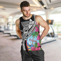 Biba Guam Liberation Day Men Tank Top Tano y Chamoru Latte Stone Black