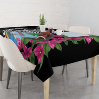 Biba Guam Liberation Day Tablecloth Tano y Chamoru Latte Stone Black
