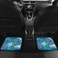 Kuri Dog Waka New Zealand Matariki Car Mats Ocean Sharks Maori Tattoo