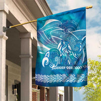 Kuri Dog Waka New Zealand Matariki Garden Flag Ocean Sharks Maori Tattoo