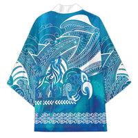 Kuri Dog Waka New Zealand Matariki Kimono Ocean Sharks Maori Tattoo LT14 - Polynesian Pride