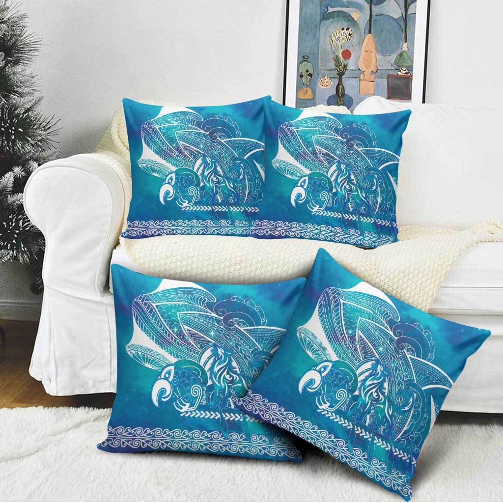 Kuri Dog Waka New Zealand Matariki Pillow Cover Ocean Sharks Maori Tattoo LT14 - Polynesian Pride
