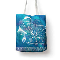 Kuri Dog Waka New Zealand Matariki Tote Bag Ocean Sharks Maori Tattoo