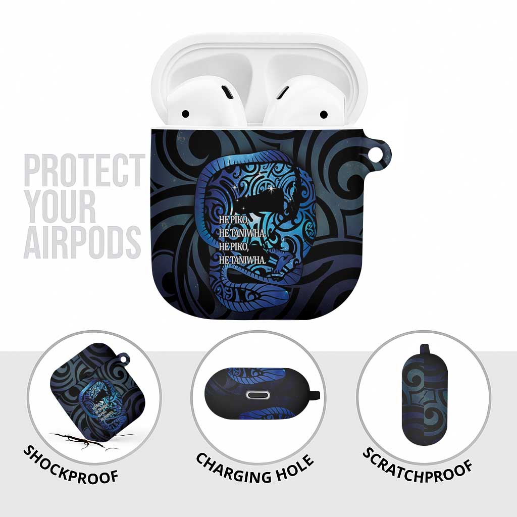 Tuna Eel New Zealand Matariki AirPods Case He Piko He Taniwha Maori Pattern LT14 - Polynesian Pride
