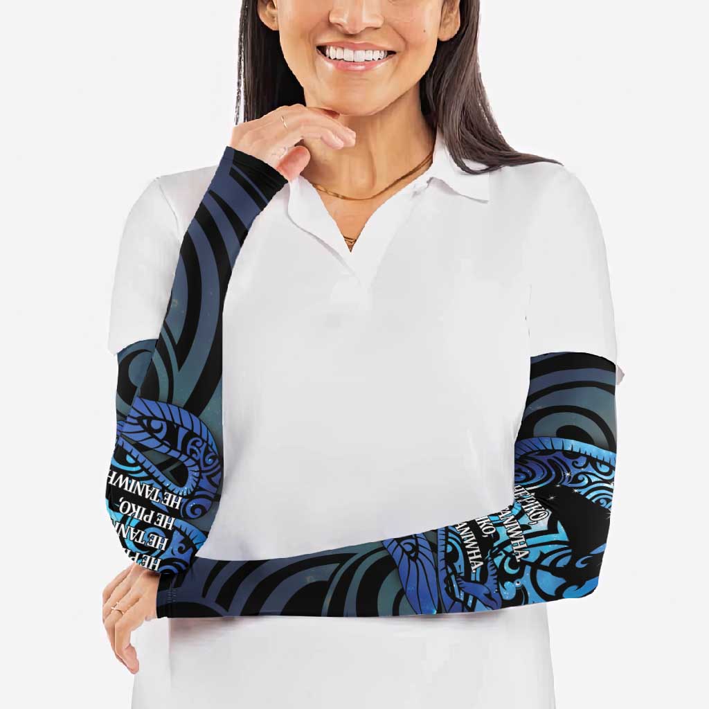 Tuna Eel New Zealand Matariki Arm Sleeves He Piko He Taniwha Maori Pattern LT14 - Polynesian Pride