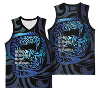 Tuna Eel New Zealand Matariki Basketball Jersey He Piko He Taniwha Maori Pattern LT14 - Polynesian Pride