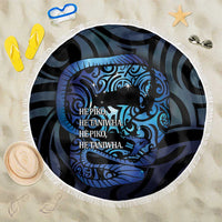 Tuna Eel New Zealand Matariki Beach Blanket He Piko He Taniwha Maori Pattern